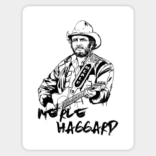 Merle Haggard Sticker